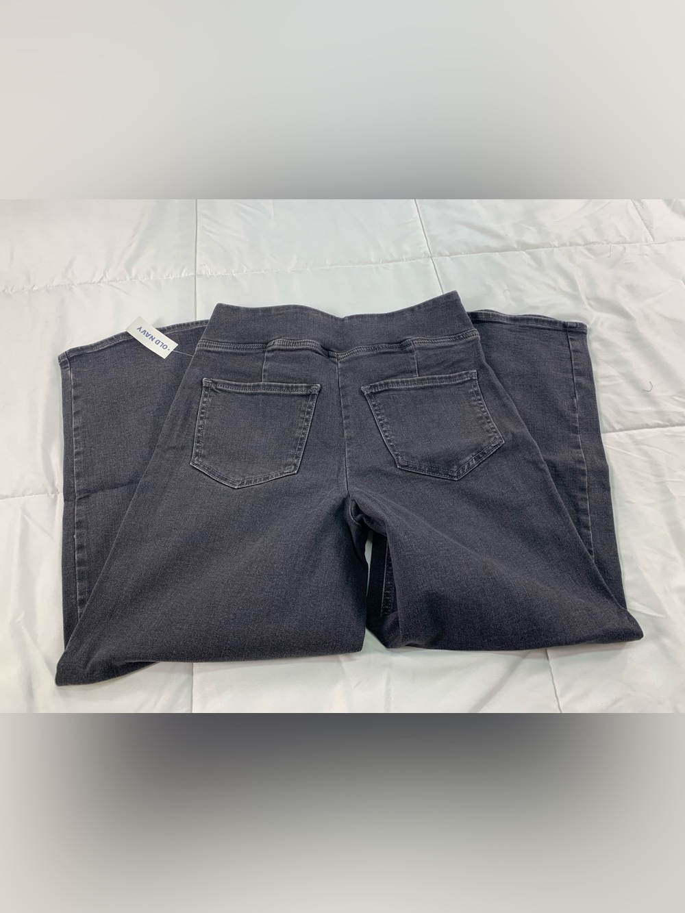 New Old Navy high rise wide leg jeans size 8 - Picture 2 of 7